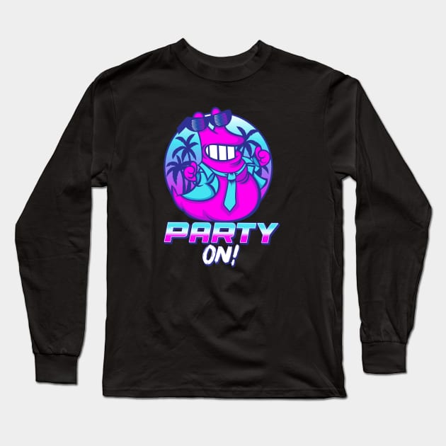 Party on in the 80's Long Sleeve T-Shirt by carloj1956